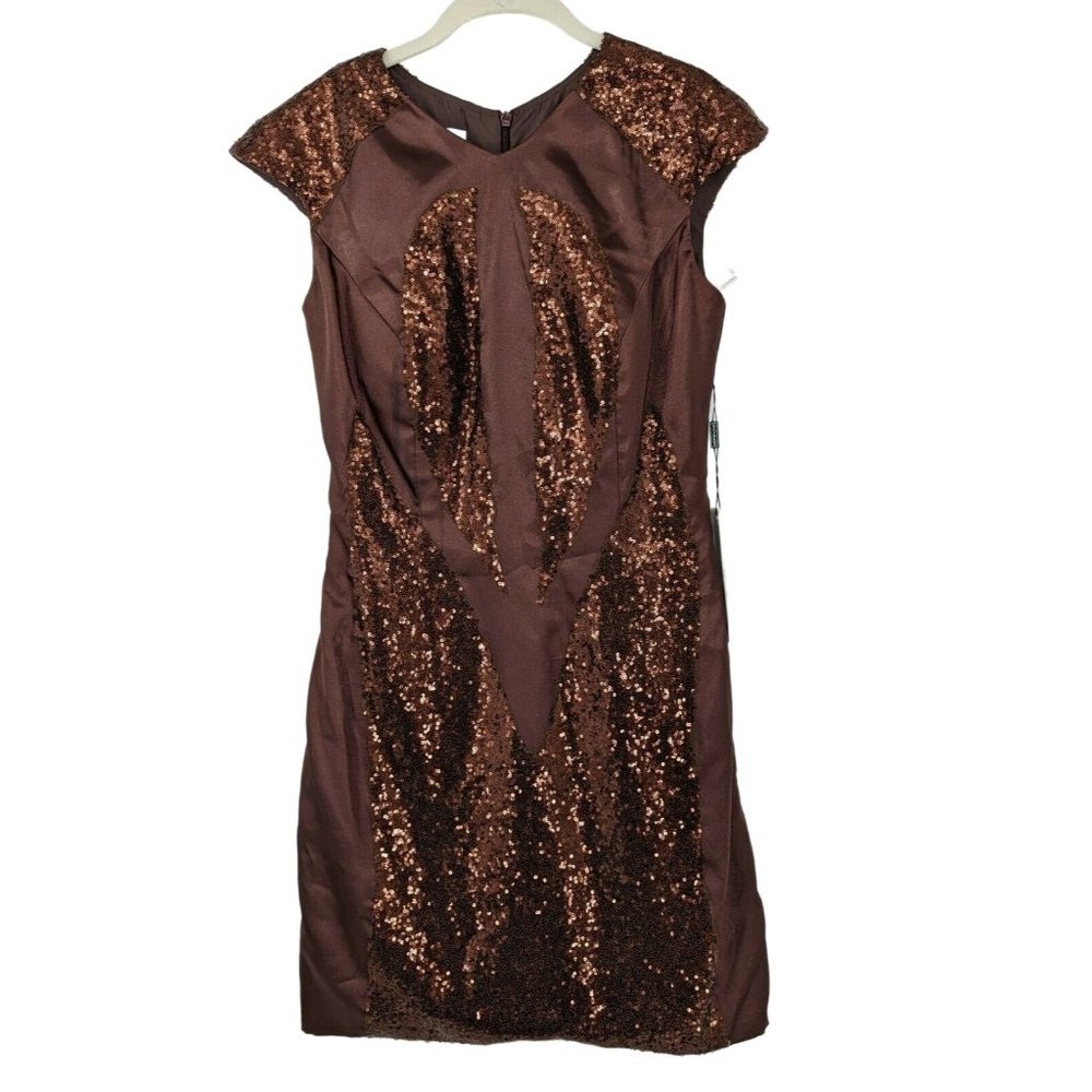 Special occasion dress chocolate brown size 8